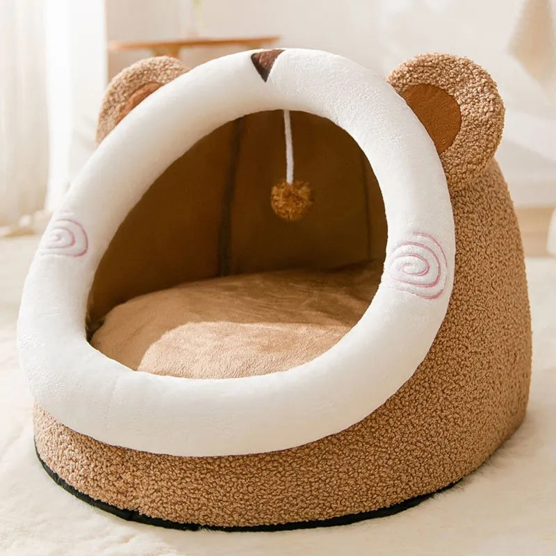 Foldable Pet House & Bed – Cozy Kennel for Small Dogs & Cats