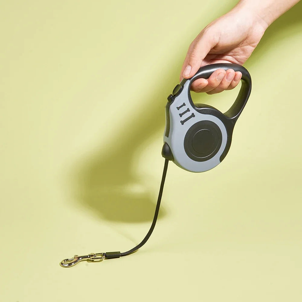 Retractable Pet Leash – Tangle-Free, Durable Nylon, 3M/5M for Small Dogs & Cats