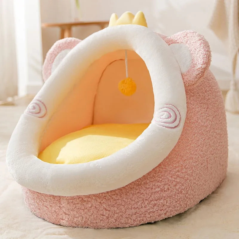 Foldable Pet House & Bed – Cozy Kennel for Small Dogs & Cats